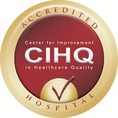 Accredited Hospital
Center for Improvement in Healthcare Quality (CIHQ logo)